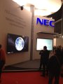 Integrated Systems Europe 2012 - Стенд NEC. Видеостена